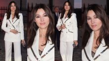 Zanosna Monica Bellucci plijenila elegancijom u šik bijelom odijelu