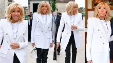 Brigitte Macron pohvalila se novim modelom omiljenog sakoa i torbicom od 33 tisuće kuna