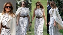 Melania Trump zablistala u modnom klasiku kojem ne može odoljeti ni Kate Middleton