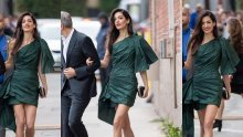 Lijepa Amal Clooney kratkom haljinicom naglasila duge, vitke noge