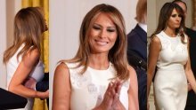 Melania Trump ponovno reciklirala: Nakon godinu dana iz ormara izvukla haljinu od 30 tisuća kuna