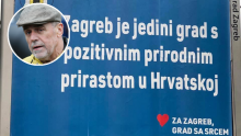 Laži i obmane o prirodnom prirastu na plakatu Grada Zagreba