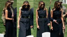 U crnom od glave do pete: Melania Trump u još jednoj šik haljini