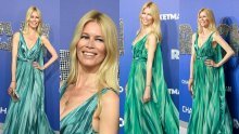 Poput princeze: Claudia Schiffer u bajkovitoj haljini magnet je za poglede