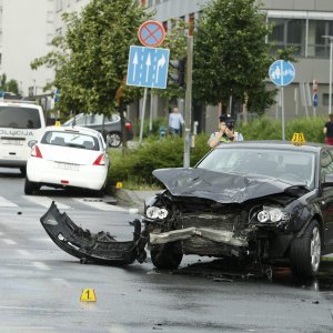 Sudar na križanju Ulice kneza Branimira i Zavrtnice