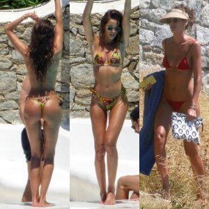 Izabel Goulart na Mikonosu