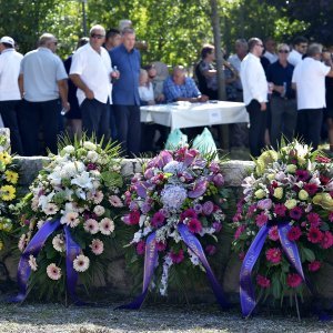 Pokop Blagice Bandić, majke zagrebačkog gradonačelnika Milana Bandića