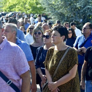 Pokop Blagice Bandić, majke zagrebačkog gradonačelnika Milana Bandića