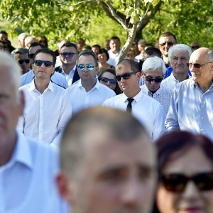 Pokop Blagice Bandić, majke zagrebačkog gradonačelnika Milana Bandića