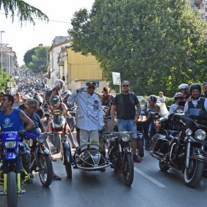 Pula: Tisuće motorista sudjelovalo u defileu povodom 25. godišnjice Croatia Bike Weeka