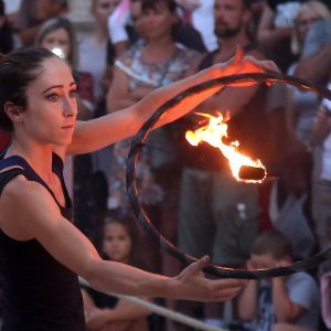 Šibenik: Atraktivan nastup skupine Artistika