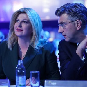 Kolinda Grabar Kitarović i Andrej Plenković