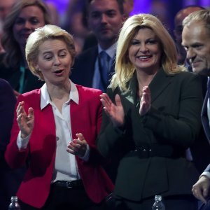 Ursula von der Leyer, Kolinda Grabar Kitarović i Donald Tusk