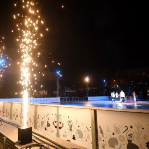 Orašar u Ledenom kraljevstvu otvorio Ledeni park na Zrinjevcu