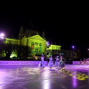 Orašar u Ledenom kraljevstvu otvorio Ledeni park na Zrinjevcu