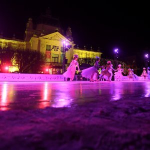 Orašar u Ledenom kraljevstvu otvorio Ledeni park na Zrinjevcu