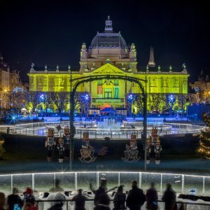 Orašar u Ledenom kraljevstvu otvorio Ledeni park na Zrinjevcu