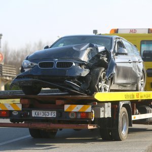 Prevrtanje automobila u Pisarovini