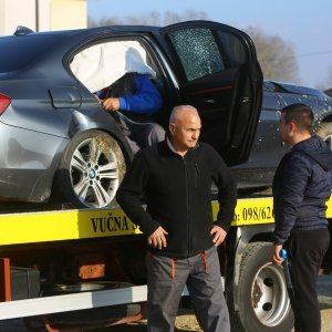 Prevrtanje automobila u Pisarovini