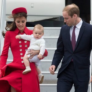 Kate Middleton, princ William, princ George - Novi Zeland 2014.