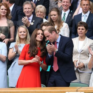 Kate Middleton i princ William - Wimbledon 2015.