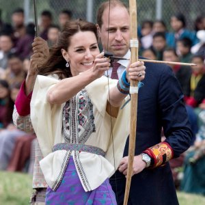 Kate Middleton i princ William - Butan 2016.