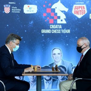 Andrej Plenković u NSK otvorio šahovski turnir Croatia Grand Chess Tour