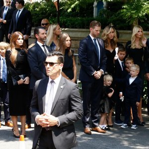 Pogreb Ivane Trump u New Yorku