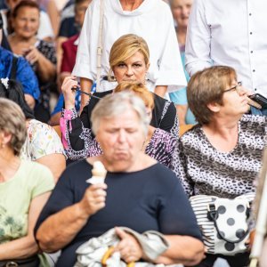 Bivša predsjednica Kolinda Grabar-Kitarović u Mariji Bistrici