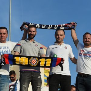 Navijači oko poljudskog stadiona uoči utakmice Hajduka i Villarreala