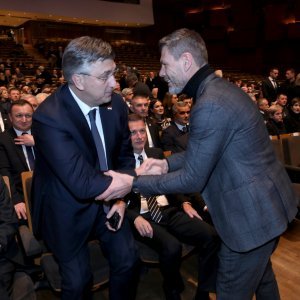 Andrej Plenković i Zvonimir Boban