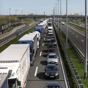 Kilometarske kolone na zagrebačkoj obilaznici