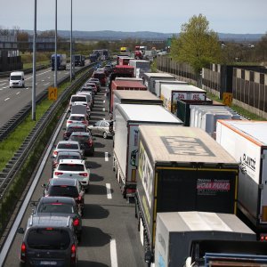 Kilometarske kolone na zagrebačkoj obilaznici