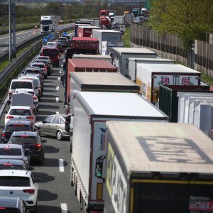 Kilometarske kolone na zagrebačkoj obilaznici