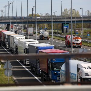 Kilometarske kolone na zagrebačkoj obilaznici