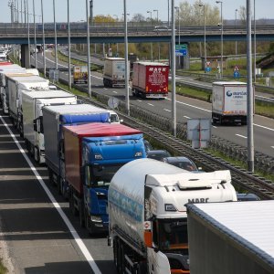 Kilometarske kolone na zagrebačkoj obilaznici