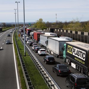 Kilometarske kolone na zagrebačkoj obilaznici