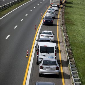 Kilometarske kolone na zagrebačkoj obilaznici