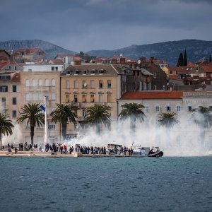 Doček juniora iz zraka