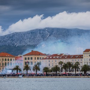 Doček juniora iz zraka