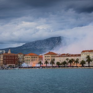 Doček juniora iz zraka