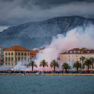 Doček juniora iz zraka