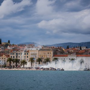 Doček juniora iz zraka