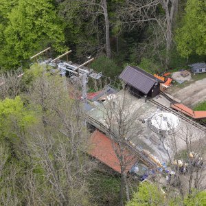 Pogled na Medvednicu i Zagreb s tornja na Sljemenu