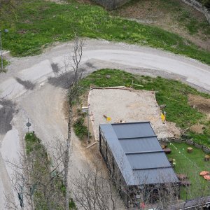 Pogled na Medvednicu i Zagreb s tornja na Sljemenu