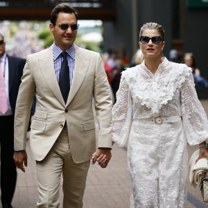 Mirka i Roger Federer