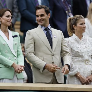 Kate Middleton, Mirka i Roger Federer