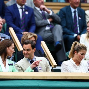 Kate Middleton, Mirka i Roger Federer