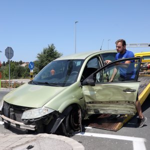 Sudar dvaju automobila u Šibeniku