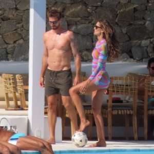 Izabel Goulart i Kevin Trapp na Mykonosu